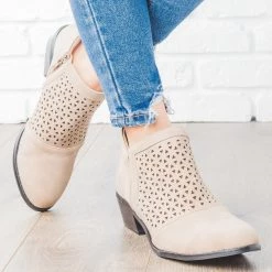 Soho Girls Laser Cut Ankle Boot Newest Arrivals