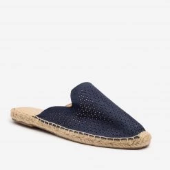 Soda Shoes Laser Cut Espadrille Mules