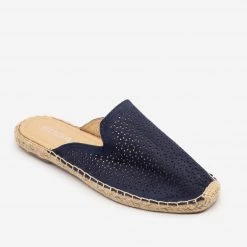Soda Shoes Laser Cut Espadrille Mules