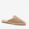 Soda Shoes Laser Cut Espadrille Mules