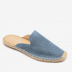 Soda Shoes Laser Cut Espadrille Mules