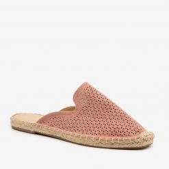 Soda Shoes Laser Cut Espadrille Mules