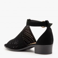 Top Moda Newest Arrivals Laser Cut Open-Toe Low Heeled Sandals 17 Top Moda Newest Arrivals Laser Cut Open-Toe Low Heeled Sandals