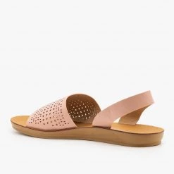 Weeboo Laser Cut Slingback Sandals