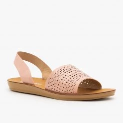 Weeboo Laser Cut Slingback Sandals