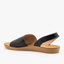 Weeboo Laser Cut Slingback Sandals