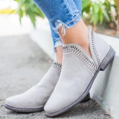Bamboo Shoes Newest Arrivals Laser Cut Trim Ankle Booties 14 Bamboo Shoes Newest Arrivals Laser Cut Trim Ankle Booties