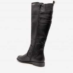 Novo Shoes Layered Buckled Boot Newest Arrivals