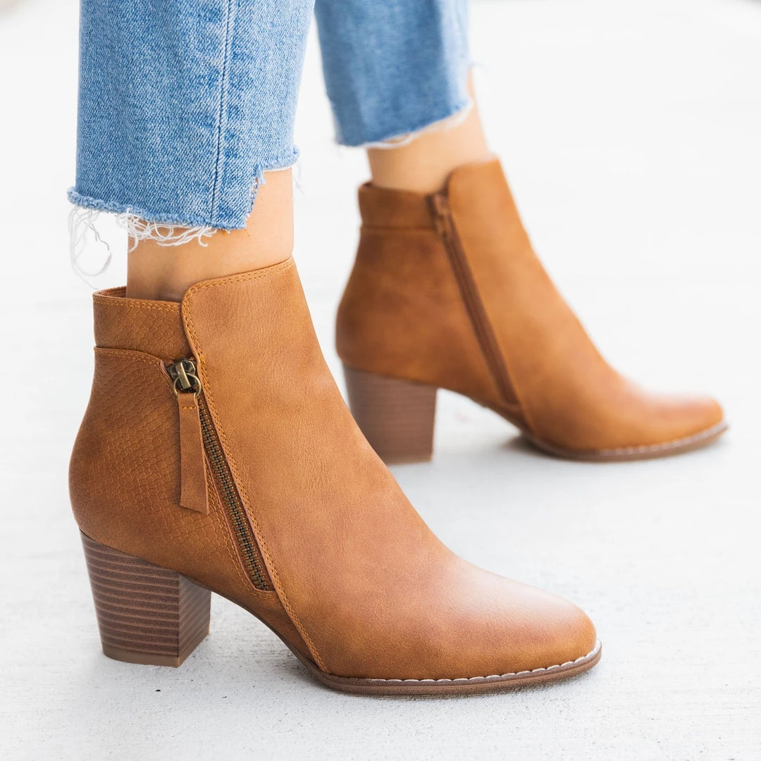 Novo Shoes Newest Arrivals Layered Zipper Bootie 10 Novo Shoes Newest Arrivals Layered Zipper Bootie