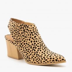 Qupid Shoes Newest Arrivals Leopard Chunky Heel Mules 5 Qupid Shoes Newest Arrivals Leopard Chunky Heel Mules