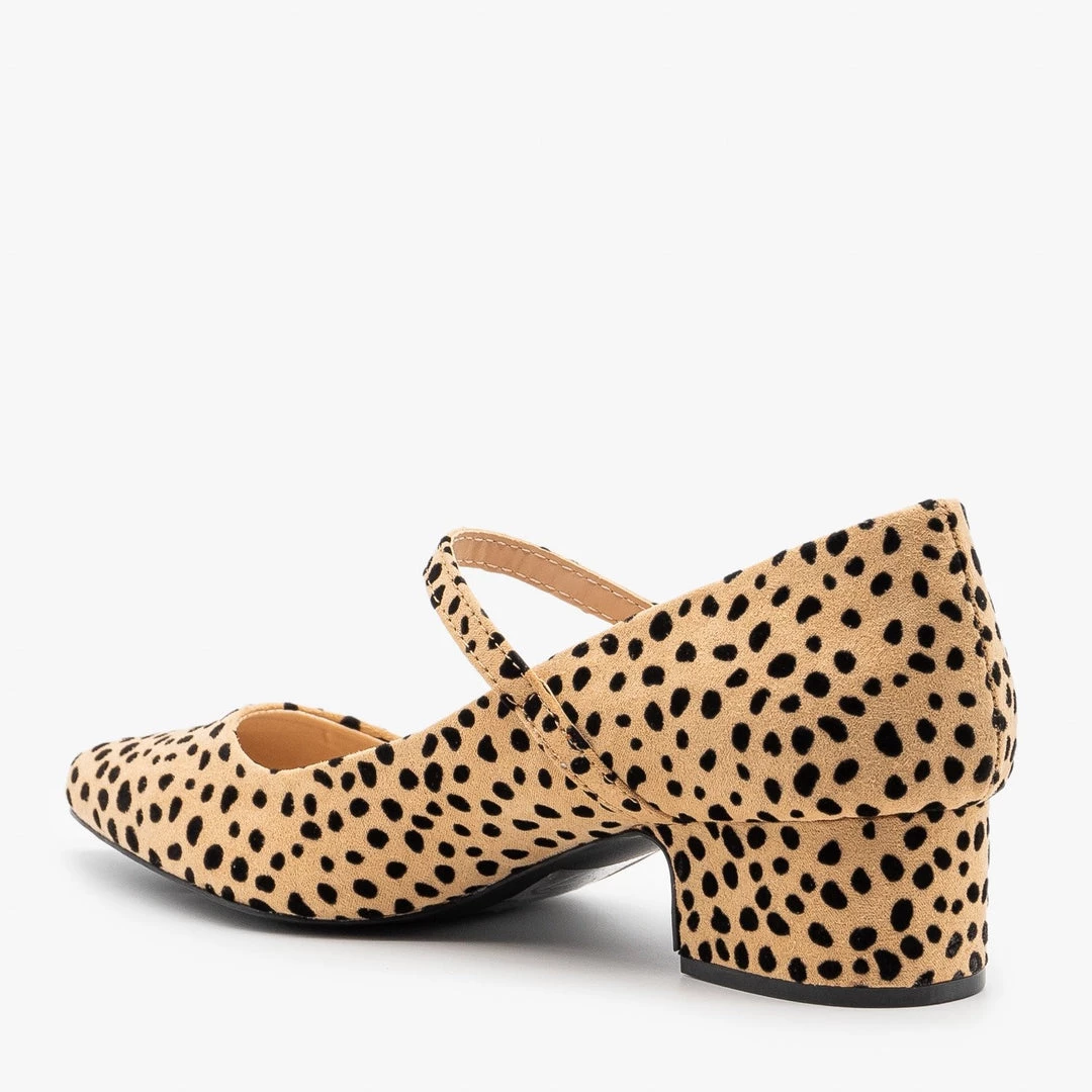 Qupid Shoes Newest Arrivals Leopard Chunky Heel Pumps 3 Qupid Shoes Newest Arrivals Leopard Chunky Heel Pumps
