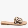 Mixx Shoes Leopard Print Buckle Sandals Newest Arrivals