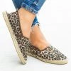 Bucco Leopard Print Espadrille Flats