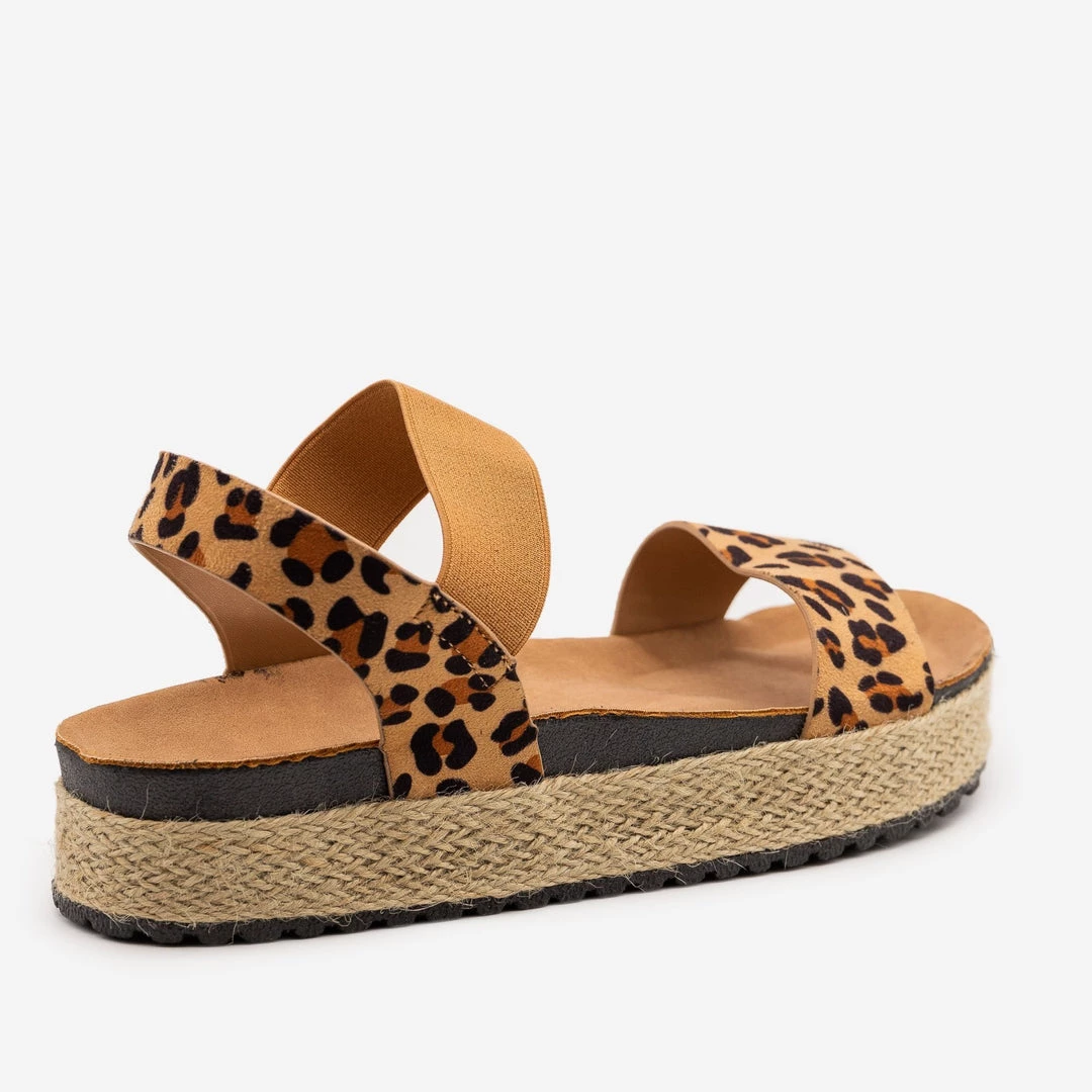 Olivia Miller Leopard Print Espadrille Sandals 3 Olivia Miller Leopard Print Espadrille Sandals