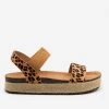 Olivia Miller Leopard Print Espadrille Sandals