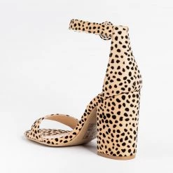 Qupid Shoes Leopard Print Fashionista High Heels Newest Arrivals