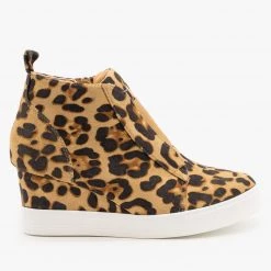 CCOCCI Leopard Sneaker Wedges