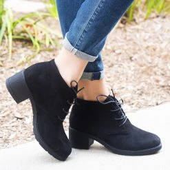 Refresh Lindsey Block Heel Booties Newest Arrivals