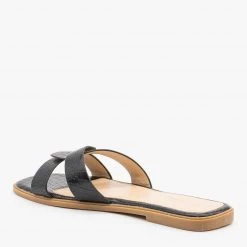 Mata Linked Strap Crocodile Sandals Newest Arrivals