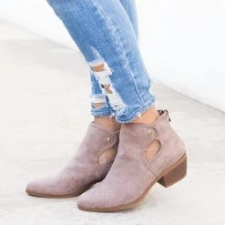 Forever Newest Arrivals Loop Low Ankle Booties