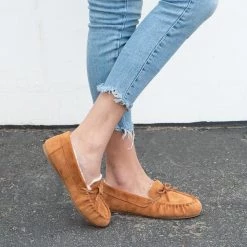 Bamboo Newest Arrivals Lounging Moccasin Style Flats