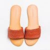 Soda Shoes Lovely Basketweave Slides Newest Arrivals