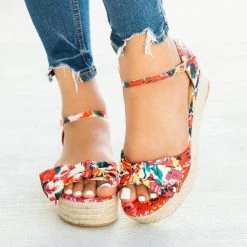 Bamboo Shoes Lovely Bow Tie Espadrille Flatform Sandals 22 Bamboo Shoes Lovely Bow Tie Espadrille Flatform Sandals