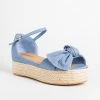 Bamboo Shoes Lovely Bow Tie Espadrille Flatform Sandals