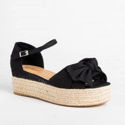 Bamboo Shoes Lovely Bow Tie Espadrille Flatform Sandals 14 Bamboo Shoes Lovely Bow Tie Espadrille Flatform Sandals