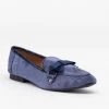Qupid Shoes Lovely Bow Tie Velvet Loafers