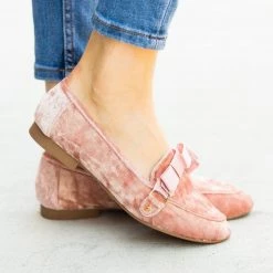 Qupid Shoes Lovely Bow Tie Velvet Loafers 11 Qupid Shoes Lovely Bow Tie Velvet Loafers