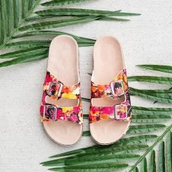 Bamboo Lovely Buckle Slides Newest Arrivals