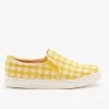 AMS Shoes Newest Arrivals Lovely Gingham Slip-On Sneakers