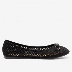 Refresh Newest Arrivals Lovely Laser Cut Ballet Flats