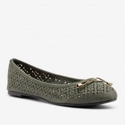 Refresh Newest Arrivals Lovely Laser Cut Ballet Flats