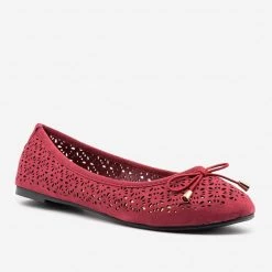 Refresh Newest Arrivals Lovely Laser Cut Ballet Flats