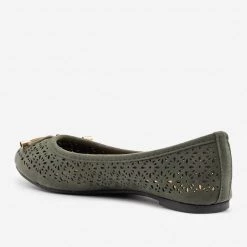 Refresh Newest Arrivals Lovely Laser Cut Ballet Flats