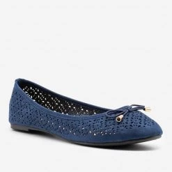 Refresh Newest Arrivals Lovely Laser Cut Ballet Flats