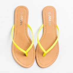 Anna Shoes Lovely Neon Flip Flops Newest Arrivals 12 Anna Shoes Lovely Neon Flip Flops Newest Arrivals