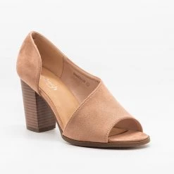 Refresh Newest Arrivals Lovely Peep-Toe Wraparound Heels FINAL SALE