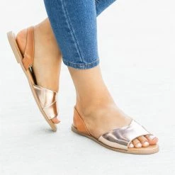 Qupid Shoes Newest Arrivals Classy Slingback Slip-On Sandals