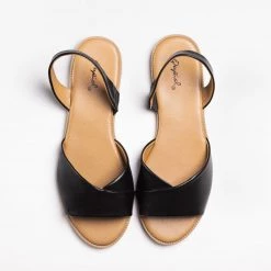 Qupid Shoes Newest Arrivals Classy Slingback Slip-On Sandals
