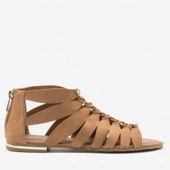 Bamboo Shoes Low Ankle Gladiator Sandals