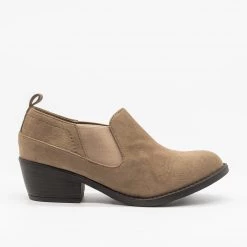 Soda Shoes Newest Arrivals Low-Cut Slip-On Ankle Booties