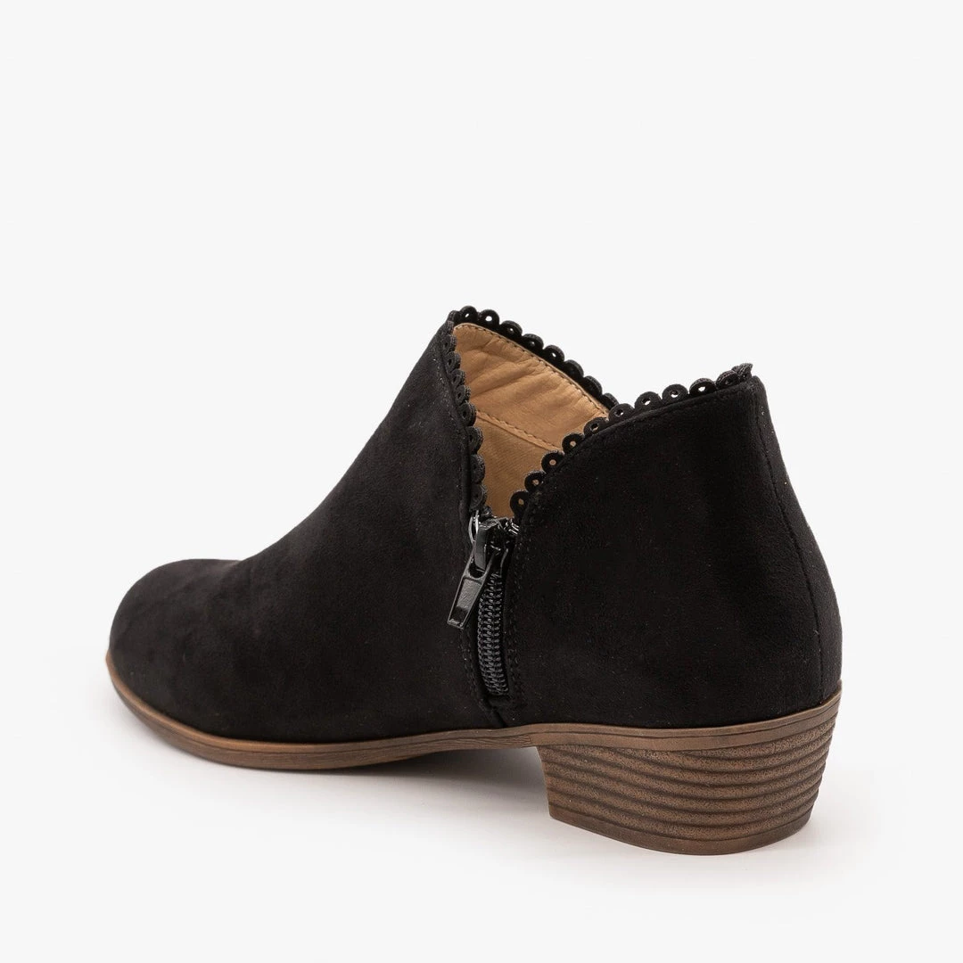 Mata Low Heel Ankle Booties Newest Arrivals 4 Mata Low Heel Ankle Booties Newest Arrivals