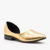 Qupid Shoes Newest Arrivals Low Heel D'Orsay Flats
