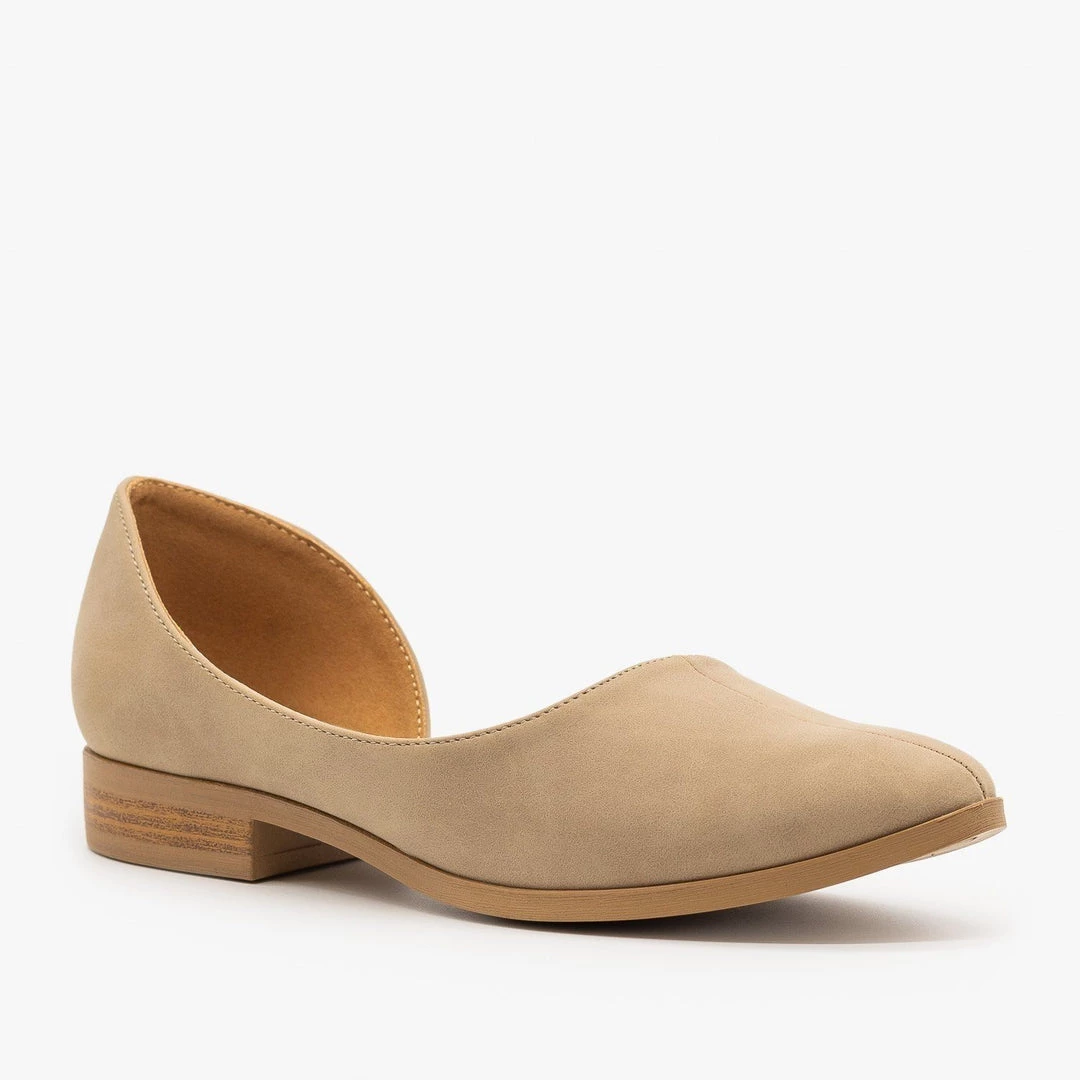 Qupid Shoes Newest Arrivals Low Heel D'Orsay Flats 6 Qupid Shoes Newest Arrivals Low Heel D'Orsay Flats