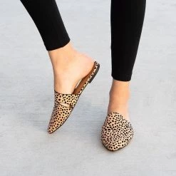 Qupid Shoes Malina Mule Styled Flats 5 Qupid Shoes Malina Mule Styled Flats