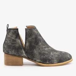 ARider Girl Marbled Finish Side V-Cut Booties Newest Arrivals