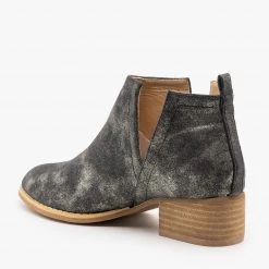 ARider Girl Marbled Finish Side V-Cut Booties Newest Arrivals